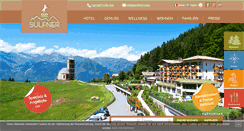 Desktop Screenshot of hotel-sulfner.com