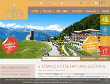 Tablet Screenshot of hotel-sulfner.com